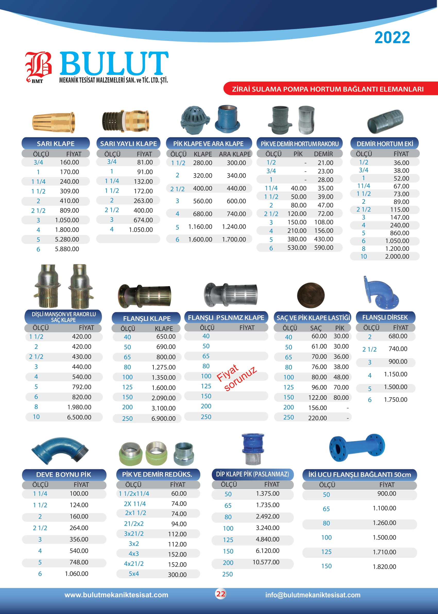 Klape Grubu Fiyat Listesi Fiyat Listesi