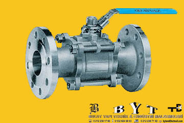 3 Parçalı Flanşlı Küresel Vana